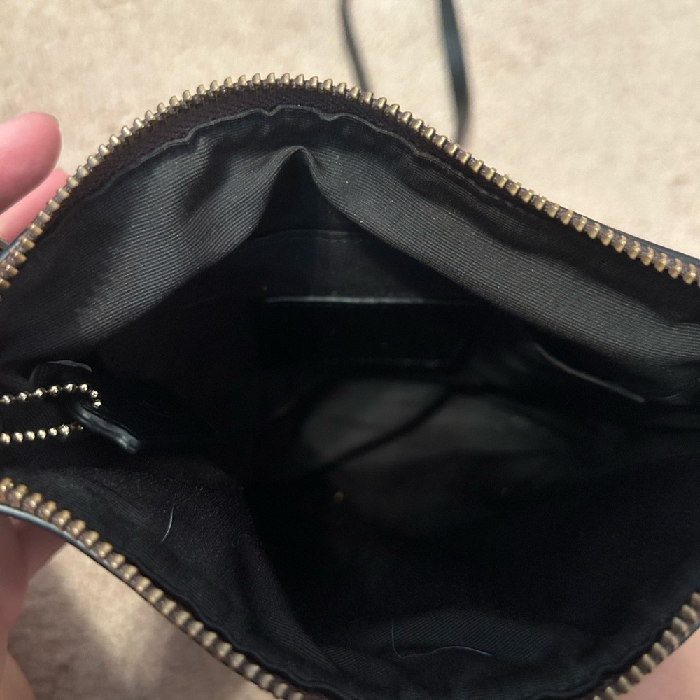 Coach Black and Brown Signature Crossbody Bag - Picture 4 of 4